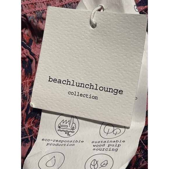 Beachlunchlounge Talia Smocked Long Sleeve Mini Dress or Tunic Size Large Boho - Picture 7 of 10